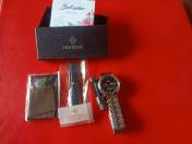 review 100 ของแท้ WISHDOIT นาฬิกาข้อมือ สายโลหะ กันน้ำ สำหรับผู้ชาย นาฬิกาข้อมือควอตซ์แฟชั่น สีทอง สายแสตนเลส เรืองแสง Men watch Original waterproof Stainless Steel Business Casual Multifunction Three eye Chronograph Quartz Wristwatches Free Box  comment 4