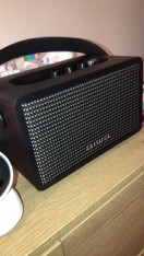 review ผ่อน 0AIWA Retro Bluetooth Speaker ลำโพงบลูทูธพกพา BASS  comment 1