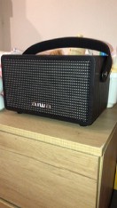 review ผ่อน 0AIWA Retro Bluetooth Speaker ลำโพงบลูทูธพกพา BASS  comment 5