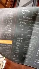 reviewแผ่นรองเม้าส์ขนาดใหญ่ Mouse Pad แผ่นรองเม้าส์ Shortcut Keys สกรีนคีย์ลัด โปรแกรม Office Excel Word PPT PS CAD เล่นเกม comment 1