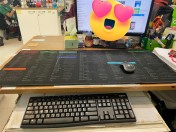 reviewแผ่นรองเม้าส์ขนาดใหญ่ Mouse Pad แผ่นรองเม้าส์ Shortcut Keys สกรีนคีย์ลัด โปรแกรม Office Excel Word PPT PS CAD เล่นเกม comment 1