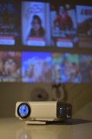 review mini project แท้พร้อมส่งกทม มินิโปรเจคเตอร์ มีแอปในตัว MINI PROJECTOR PROมีประกัน 1080HD  comment 2