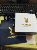 reviewPLAYBOY นาฬิกาข้อมือควอตซ์ สายสเตนเลส กันน้ำ สำหรับผู้ชาย comment 2