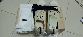 reviewMc Jeans รองเท้าผ้าใบ กันน้ำ สีครีมอ๊อฟไวท์ พร้อมเชือกรองเท้า 2 สี ทรงสวย สามารถใส่ได้ทั้งชายและหญิง M09Z015 comment 1