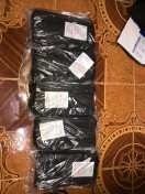 review🔥 ขายดีอันดับ1🔥พร้อมส่ง🖤หน้ากากอนามัยสีดำ 2 ด้าน/แมสสีดำราคาถูกสุดกล่องละ50ชิ้นแมสคาร์บอน comment 5
