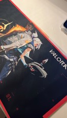reviewValorant แผ่นรองเมาส์เล่นเกมขนาดใหญ่ลายการ์ตูนอนิเมะสําหรับคอมพิวเตอร์ comment 1