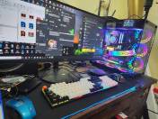reviewแผ่นรองเมาส์มีไฟ RGB Gaming Mousepads แผ่นรองเม้าส์สำหรับเล่นเกมส์ 80cm 30cm mouse pad with lights 7colors comment 4