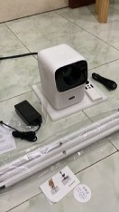 reviewWanbo T4 Projector 4K HD โปรเจคเตอร์ โปรเจคเตอร์พกพา แก้ไขภาพบิดเบี้ยวอัตโนมัติ โฟกัสอัตโนมัติ comment 4