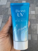 reviewบิโอเร ยูวี อะควา ริช วอเตอร์รี่ เอสเซ้นส์ กันแดด 50 ก.  Biore UV Aqua Rich Watery Essence SPF50+PA++++50g  (ครีมกันแดด) comment 4