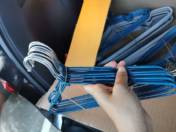 reviewร้านแนะนำ[ขายดี!!] ไม้แขวนเสื้อ ไม้แขวนสแตนเลส เคลือบซีลีโคนกันลื่น 2ขนาด ผู้ใหญ่40cm*20cm เด็ก30cm*18cm สีพาทเทล ++พร้อมส่ง++ comment 1