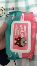 reviewทิชชู่เปียก 80 แผ่น กระดาษเปียก ผ้าเปียก ทิชชู่เปียกเด็ก Baby Wipes กระดาษทิชชู่เปียก ทิชชู่เปียกสําหรับเด็ก ผ้านุ่มชุ่ม comment 1
