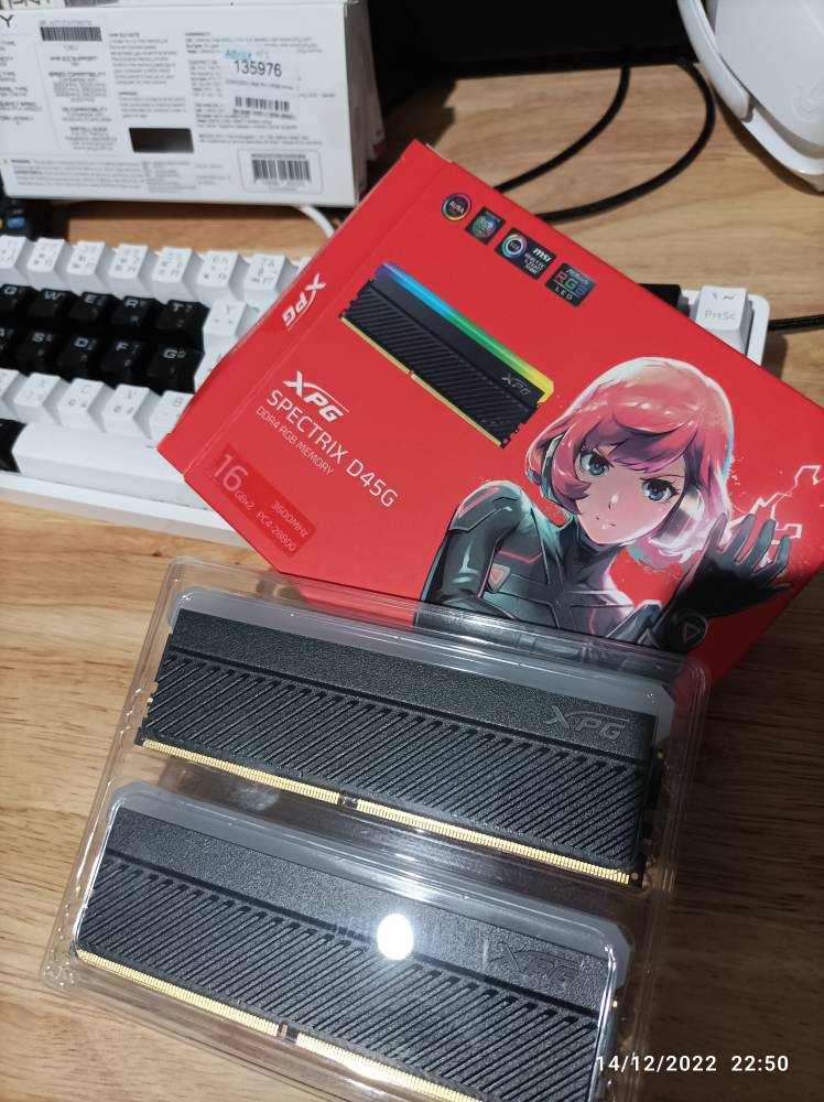 内祝い XPG デスクトップPC メモリ SPECTRIX D45G DDR4 RGB