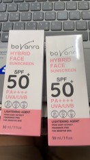 reviewร้านแนะนำกันแดดไฮบริด Bovanra HYBRID Face Sunscreen SPF 50+ PA++++ 30 ml  เนือบางเบา ปกป้องสูงสุด  ครีมกันแดด comment 2