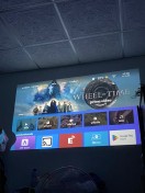 reviewWanbo T4 Projector 4K HD โปรเจคเตอร์ โปรเจคเตอร์พกพา แก้ไขภาพบิดเบี้ยวอัตโนมัติ โฟกัสอัตโนมัติ comment 5