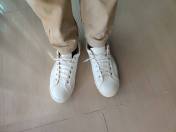 reviewMoonlife Life sneaker IIwhite รองเท้าหนังวัวแท้ รองเท้าสนีกเกอร์ comment 1