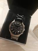 reviewEMPORIO ARMANI นาฬิกาข้อมือผู้ชาย รุ่น AR2434 Classic Chronograph Black Dial SteelSilver comment 1