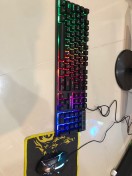 reviewNUBWO ชุดไฟทะลุอักษร Keyboard mouse combo set SAVITAR NKM 623 สวยแรงส์ oker 6120Gamingสวย comment 3