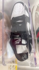 review ยิงจริง Nike SB Dunk low white black ของแท้100รองเท้าผ้าใบ รองเท้า รองเท้าวิ่ง รองเท้า nike comment 1