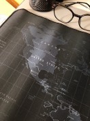 reviewร้านแนะนำ ค่าส่งถูก แผ่นรองเมาส์ ลายแผนที่โลก World Map Mouse Pad ขนาดใหญ่แผ่นรองเม้าส์  comment 3