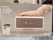 review NEWของแท้100 MARSHALL EMBERTON Willen ลําโพงบลูทูธไร้สายกลางแจ้งแบบพกพา ลำโพงเสียงเบสหนักเหมือนปืนใหญ่ขนาดเล็ก comment 1