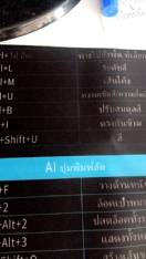 reviewแผ่นรองเม้าส์ขนาดใหญ่ Mouse Pad แผ่นรองเม้าส์ Shortcut Keys สกรีนคีย์ลัด โปรแกรม Office Excel Word PPT PS CAD เล่นเกม comment 5