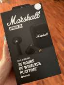 reviewMarshall หูฟังTrue wirelessMinor III Black comment 2