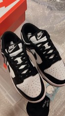 review2 2 ลดอีก 200 ใส่ MS200FEB พร้อมส่ง ของแท้100 ฟรีแถมกล่องรองเท้าอะคลีลิค NIKE DUNK LOW BLACKWHITE PANDA comment 2