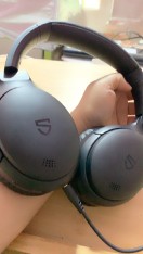 reviewSoundpeats A6 หูฟังบลูทูธ Anc แบบพับได้ ชุดหูฟัง Aux ไฮบริดตัดเสียงรบกวน comment 5