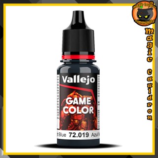 Night Blue 18ml. New Vallejo Game Color สีอะคริลิคสูตรน้ำ