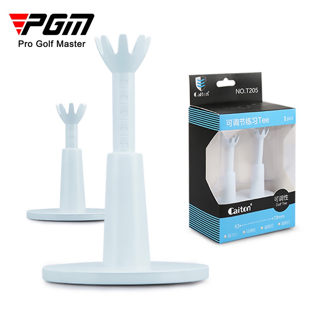 Pgm Golf Tee ลูกบอลยางนุ่มปรับความสูงได้