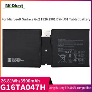 BK-Dbest G16TA047H DYNU01แบตเตอรี่แล็ปท็อป7.66V 26.81Wh 3500MAh สำหรับ Microsoft Surface Go 2 1901 1926แท็บเล็ตพีซี