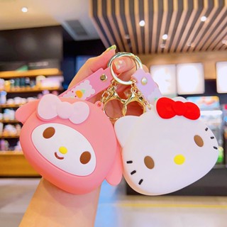พวงกุญแจ จี้ห้อยกระเป๋า ใส่เหรียญ ลาย Hello kitty สําหรับสุภาพสตรี