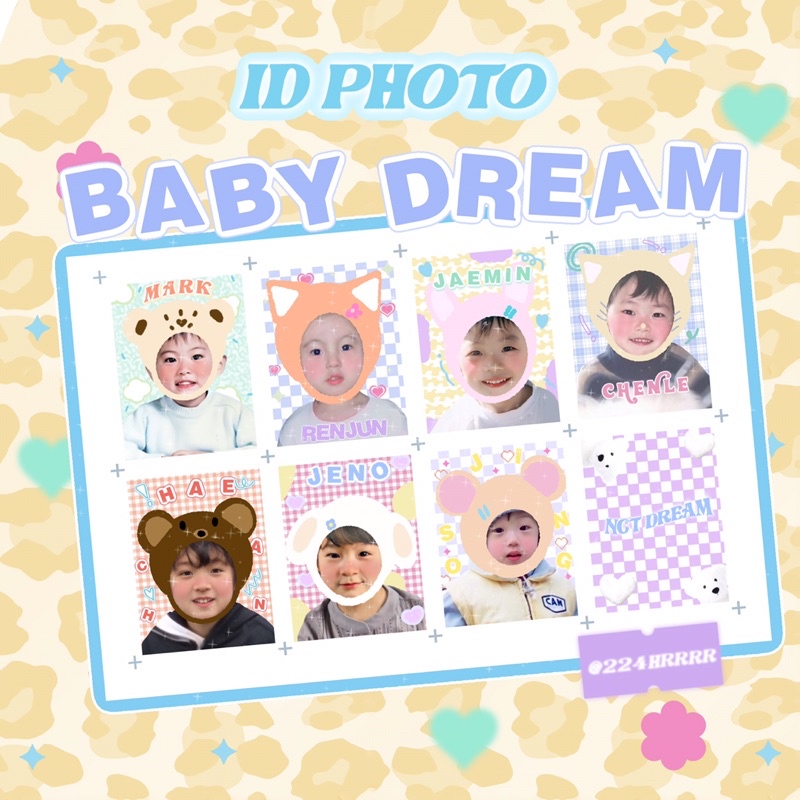 ID PHOTO nct dream baby 〰️🎀🍼 รูปติดบัตร ไอดีโฟโต้