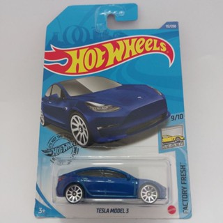 รถเหล็ก Hotwheels TESLA MODEL 3 (ib38)