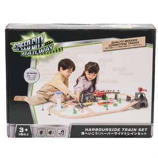 Speed City Railway Harbourside Wooden Motorize Train Set ToysRUs (930967)