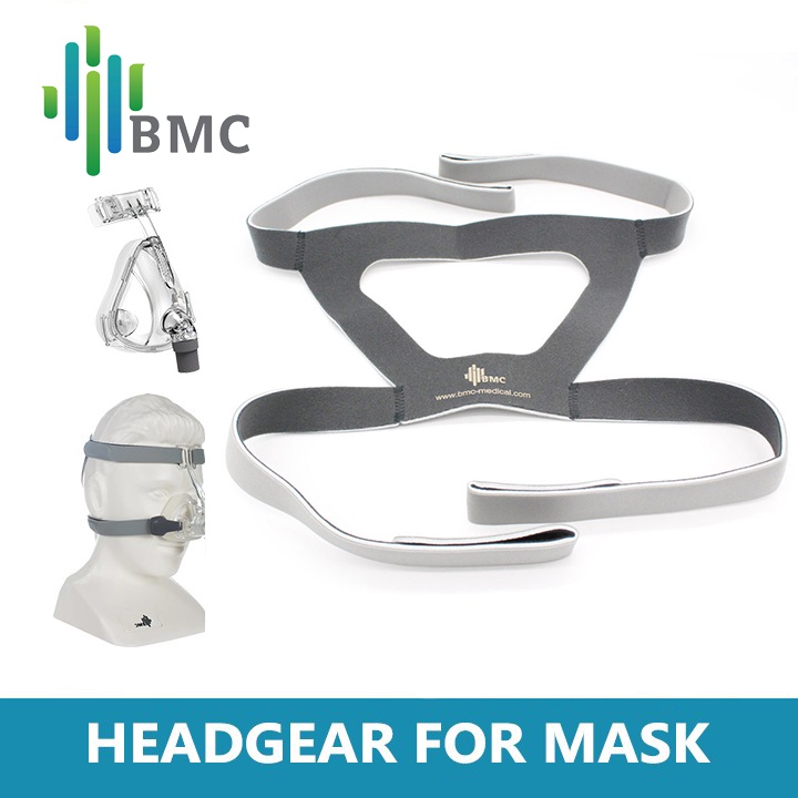 Bmc สายรัดศีรษะ CPAP เข้าได้กับหน้ากากปิดจมูก แบบเต็มใบหน้า หน้ากากช่วยหายใจ Resmed Resmart Ventilator สําหรับนอนหลับ