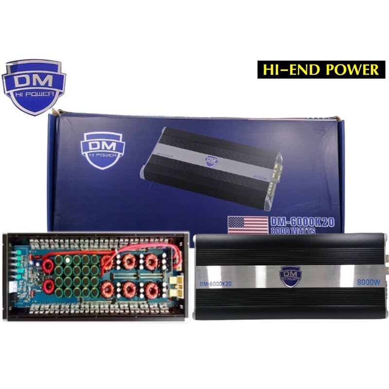 ขายPower Class D DM Hipower รุ่นDM-6000k20 8000W