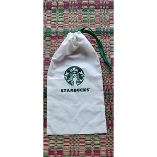 ถุงผ้า ถุงกระบอกน้ำ Starbucks