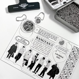 BANGTAN KIT เซทอะคริลิคบีทีเอส บังทัน BTS พวงกุญแจ สแตนดี้