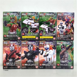 ㍿(จุด) Bandai Kamen Rider DRIVE ปาล์ม X15 SHODO ไดรเวอร์เก่า MACH กล่องไข่อาหารเล่น