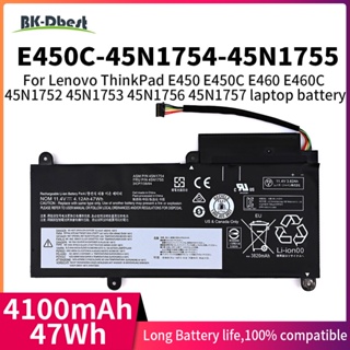 BK-Dbest 45N1754 45N1755 47wh แบตเตอรี่แล็ปท็อปสำหรับ Lenovo Thianpad E450 E450c E460 E460c E455 E465 E465c 45n1753 45n1