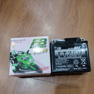 แบตเตอรี่แห้ง (FB) FTZ6V PCX,CLICK125I,CBR128,150บาร์โค้ด:8852440018327