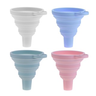 Yotome Protableมินิซิลิโคนพับได้ของเหลวช่องทาง Hopper อุปกรณ์ครัวเครื่องมือ