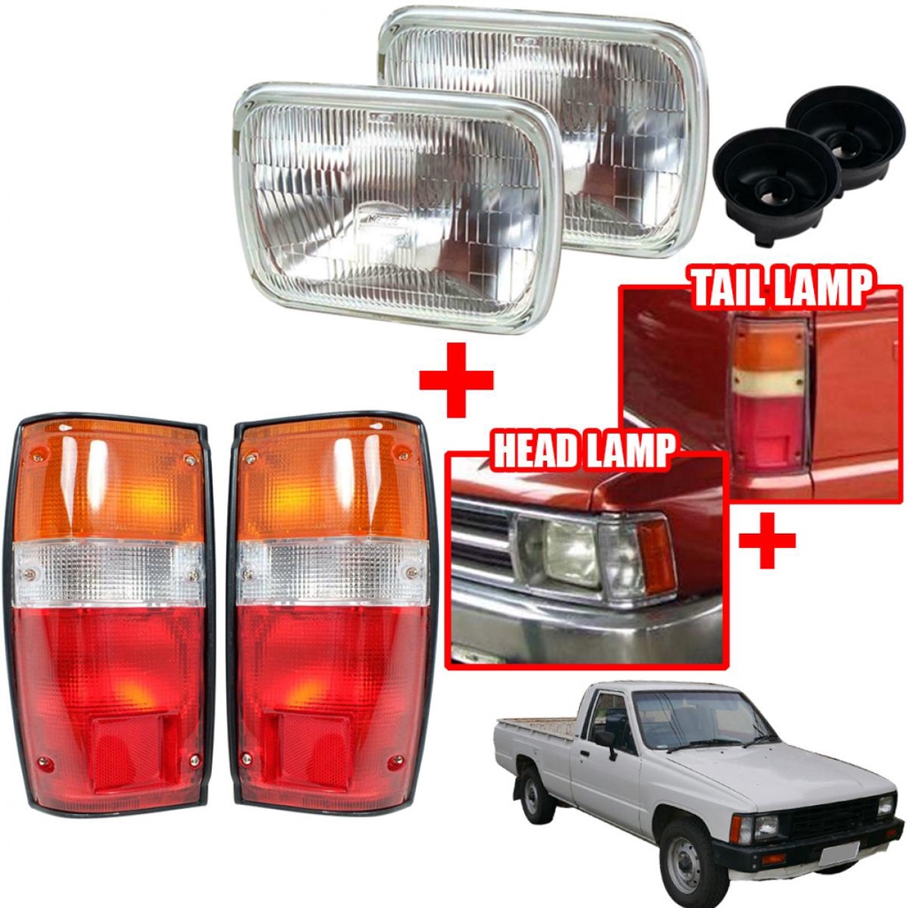 ชุดไฟหน้า KOITO + ไฟท้าย รุ่น โตโยต้า ไฮลักซ์ ฮีโร่ TOYOTA HILUX HERO LN50 ปี toyota-headlight-parts