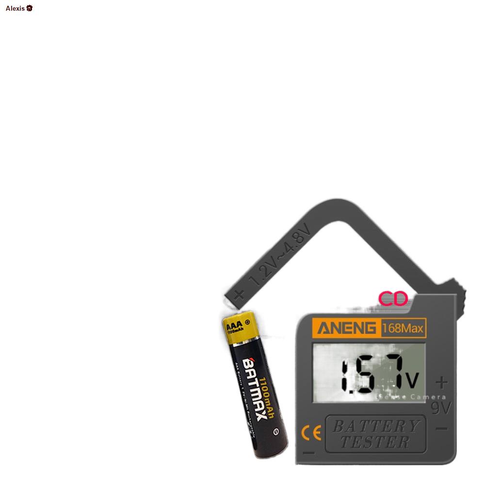 พร้อมส่ง●lcd Battery Tester gidital เครื่องวัด คุณภาพ ถ่านไฟฉาย ใช้กับ ถ่าน กระดุม AA AAA AAA C D 14500 14650 18650 -1.2