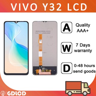 อะไหล่หน้าจอสัมผัส LCD แบบเปลี่ยน สําหรับ VIVO Y32 V2158A