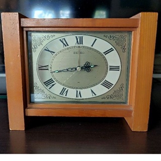 นาฬิกา seiko นาฬิกาตั้งโต๊ะ งานญี่ปุ่น นาฬิกาคลาสสิค สะสม นาฬิกาวินเทจ กรอบไม้