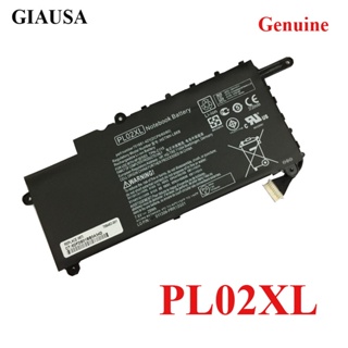 GIAUSA ของแท้ PL02XL แบตเตอรี่แล็ปท็อปสำหรับ HP Pavilion 11 X360 11-n010dx 11-n000snx 11-N014TU 11-N030TU 751681-421 HST