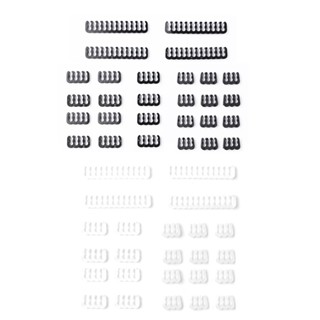 หวีจัดระเบียบสายเคเบิล 6 8 24 Pin สําหรับสายไฟ PC 3.0-3.6 มม. 24 ชิ้น