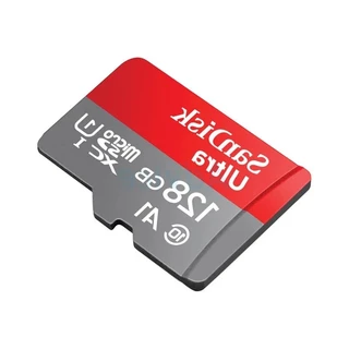 SANDISK 128B Micro SD Card ไมโครเอสดีการ์ด Ultra SDSQUAB-128G-GN6MN (140MB/s,) - A0146612